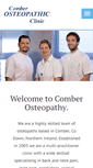 Mobile Screenshot of comberosteopathy.co.uk